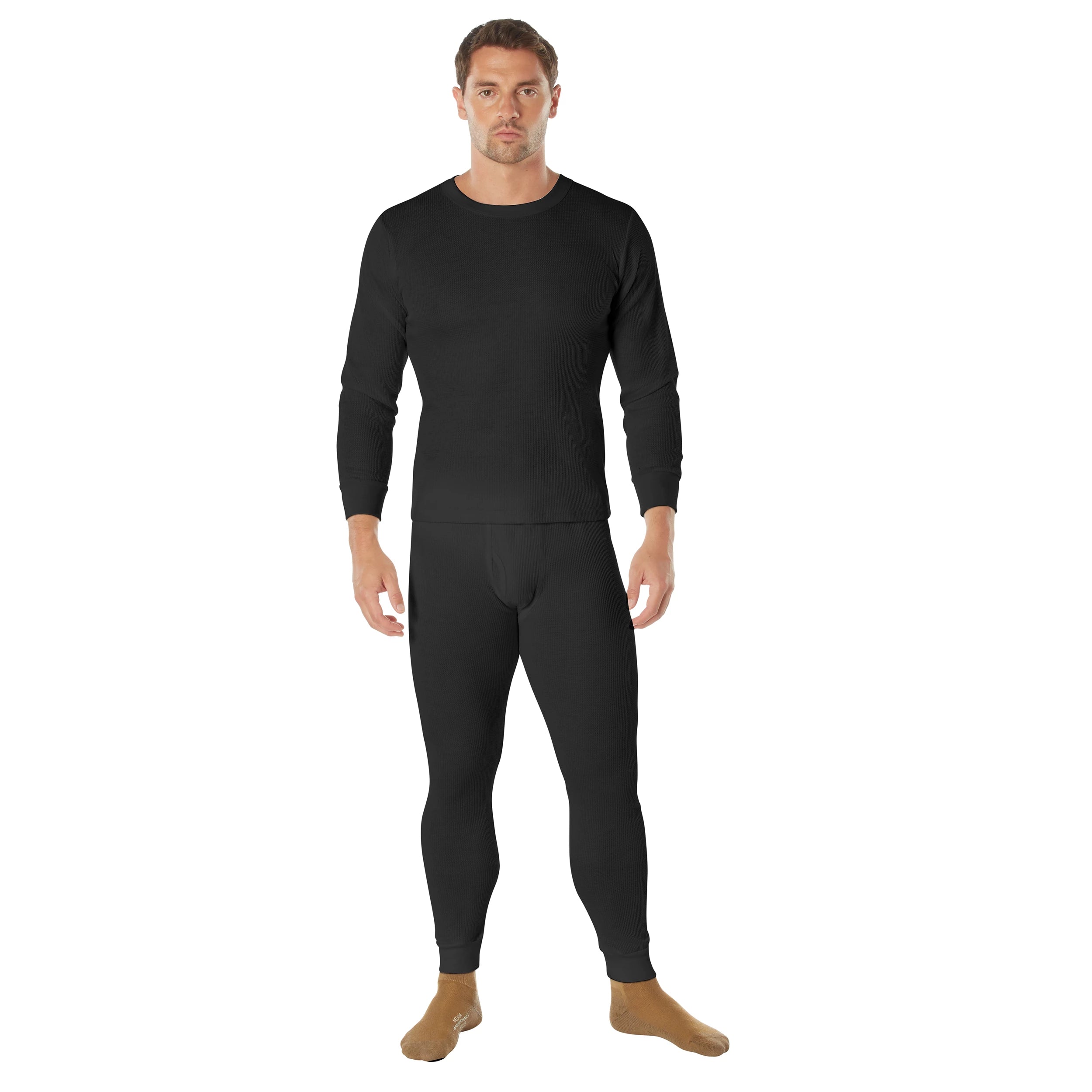 Rothco Thermal Knit Underwear Bottoms ECWCS Layering Systems & close-up photo