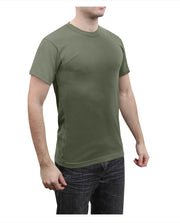 Solid Color 100% Cotton T-Shirt