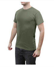 Solid Color 100% Cotton T-Shirt