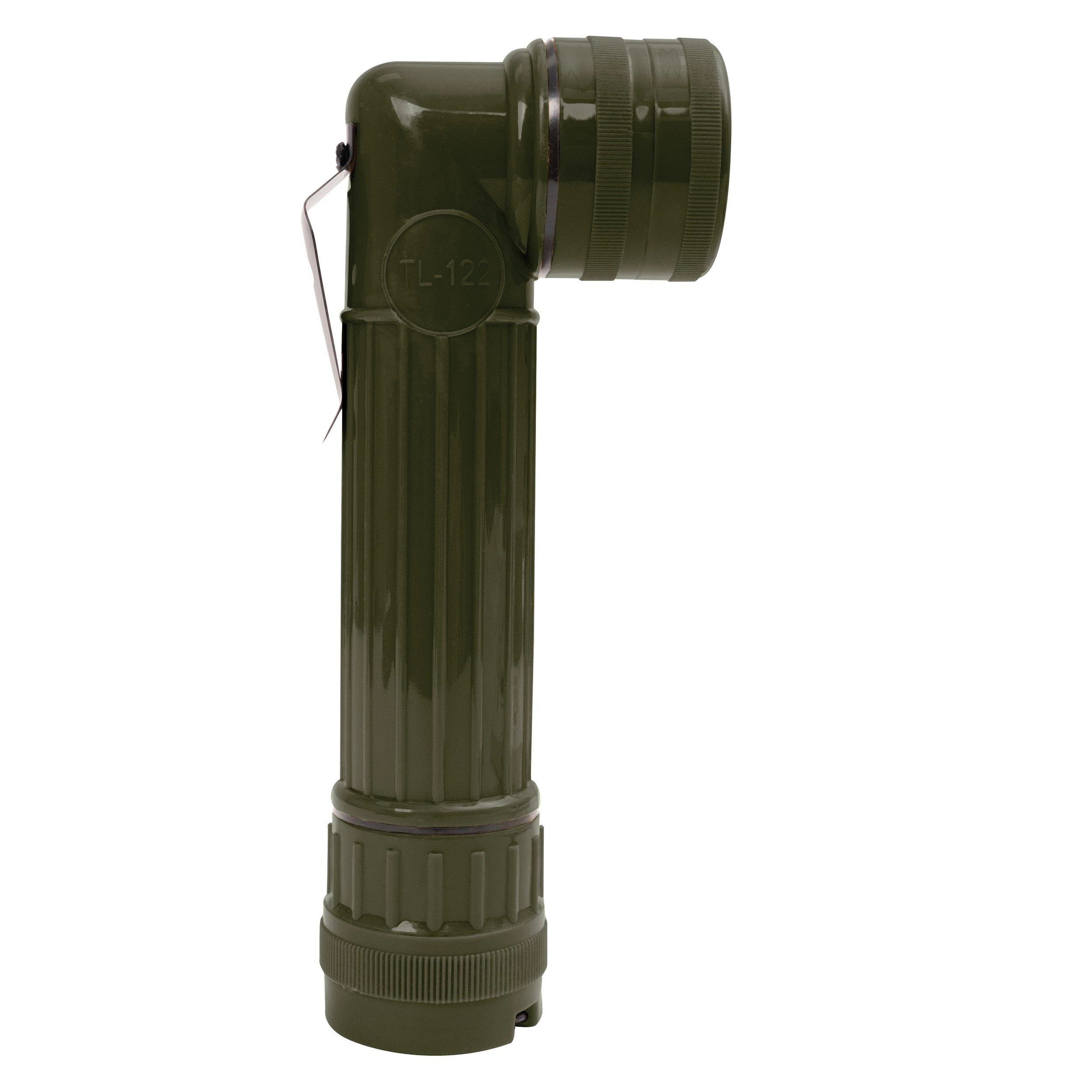 Rothco G.I. Type D-Cell Flashlights Coyote Brown Military side detail photo