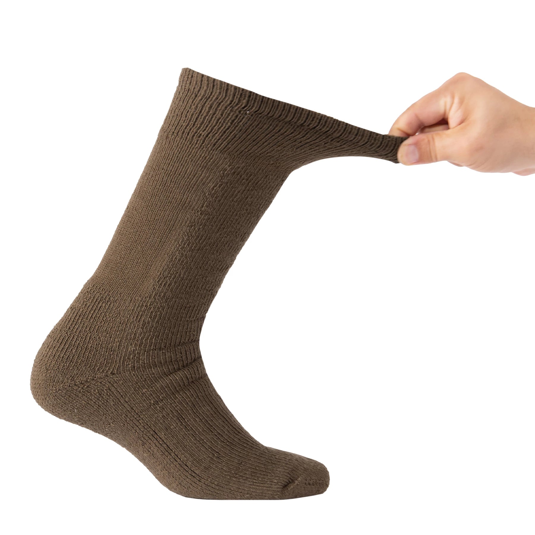 Rothco Wool Blend Mid-Calf Winter Socks Cold Weather angled product photo
