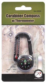 Rothco Carabiner Compass/Thermometer Compasses alternate photo Security Pro USA