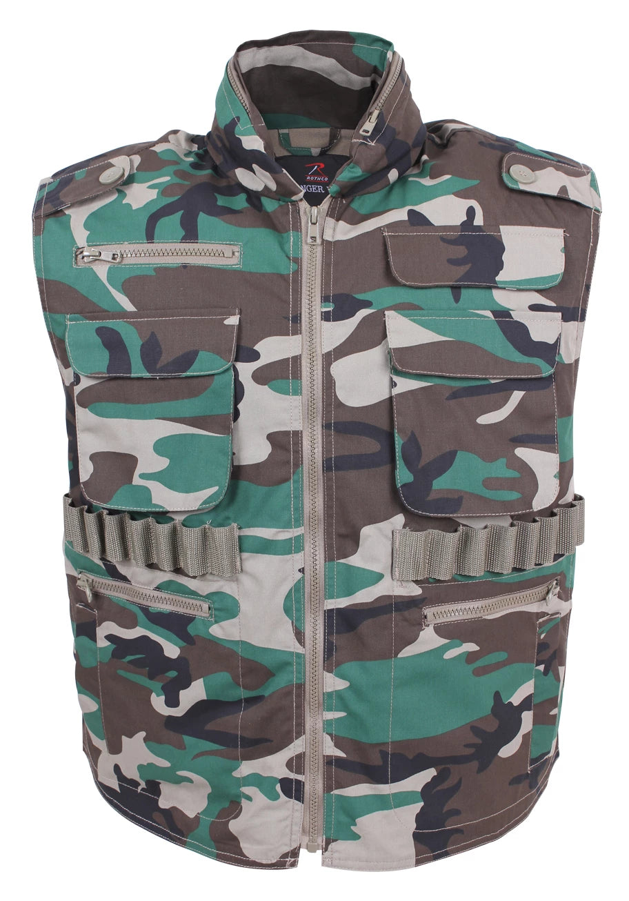 Rothco Ranger Vests Camo Outerwear detail photo Security Pro USA
