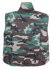 Rothco Ranger Vests Camo Outerwear reverse view Security Pro USA