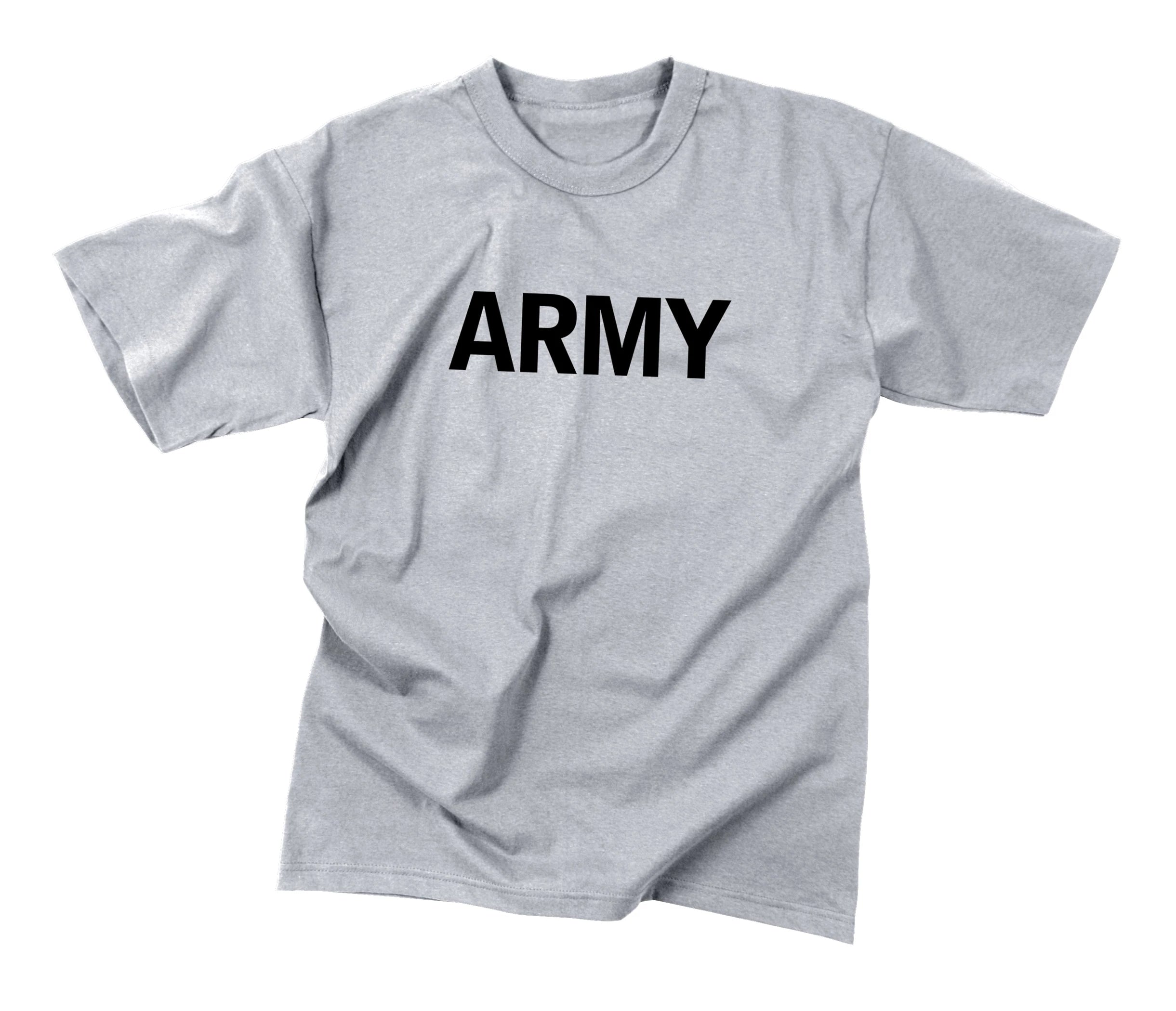 Rothco Kids Army Physical Training T-Shirt Shirts angled product photo