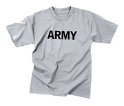 Rothco Kids Army Physical Training T-Shirt Shirts angled product photo