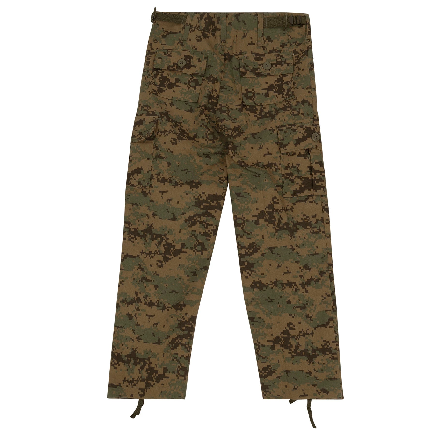 Rothco Kids Digital Camo BDU Pants reverse view