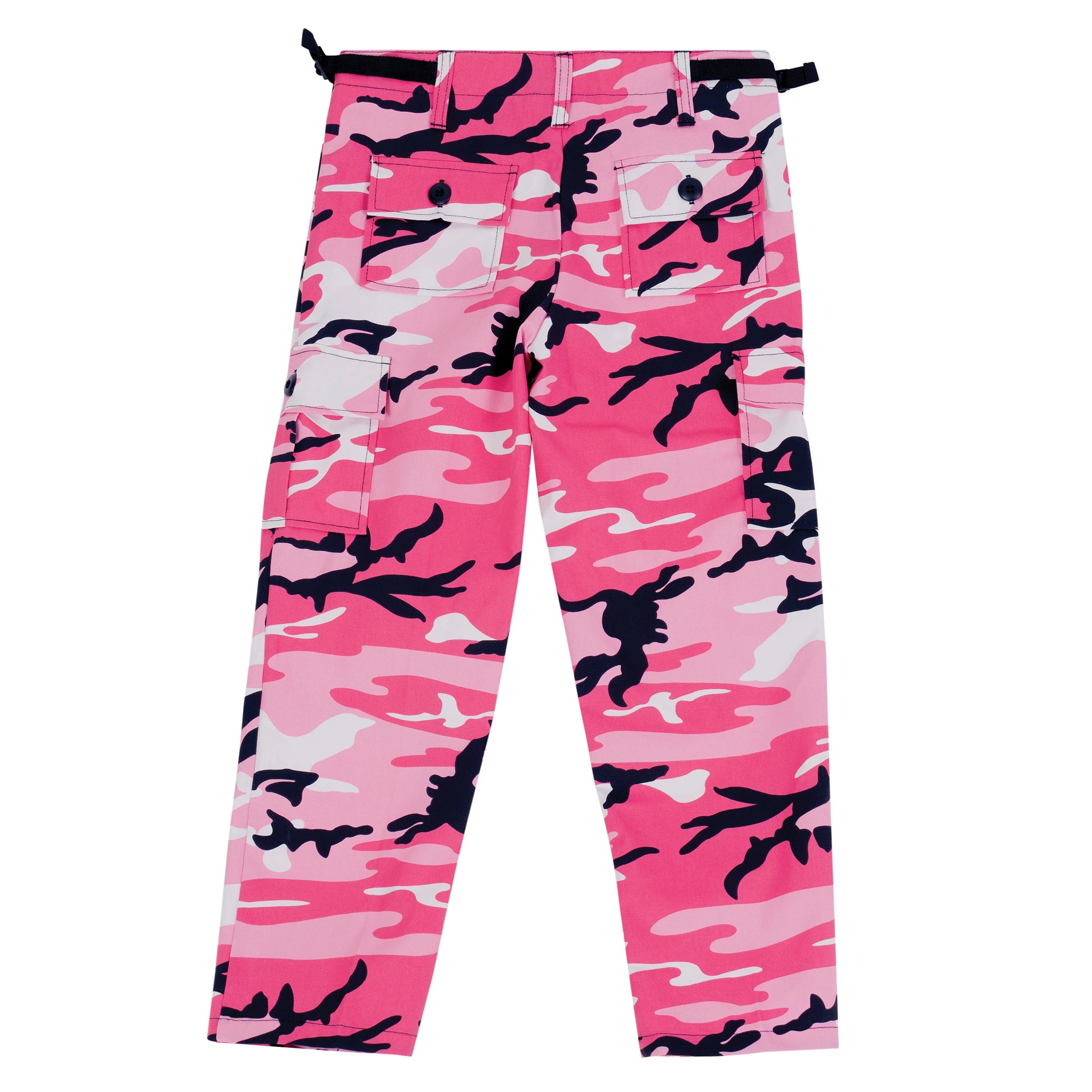 Rothco Kids Cargo Pants Camo angled product photo