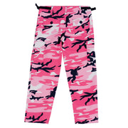 Rothco Kids Cargo Pants Camo angled product photo