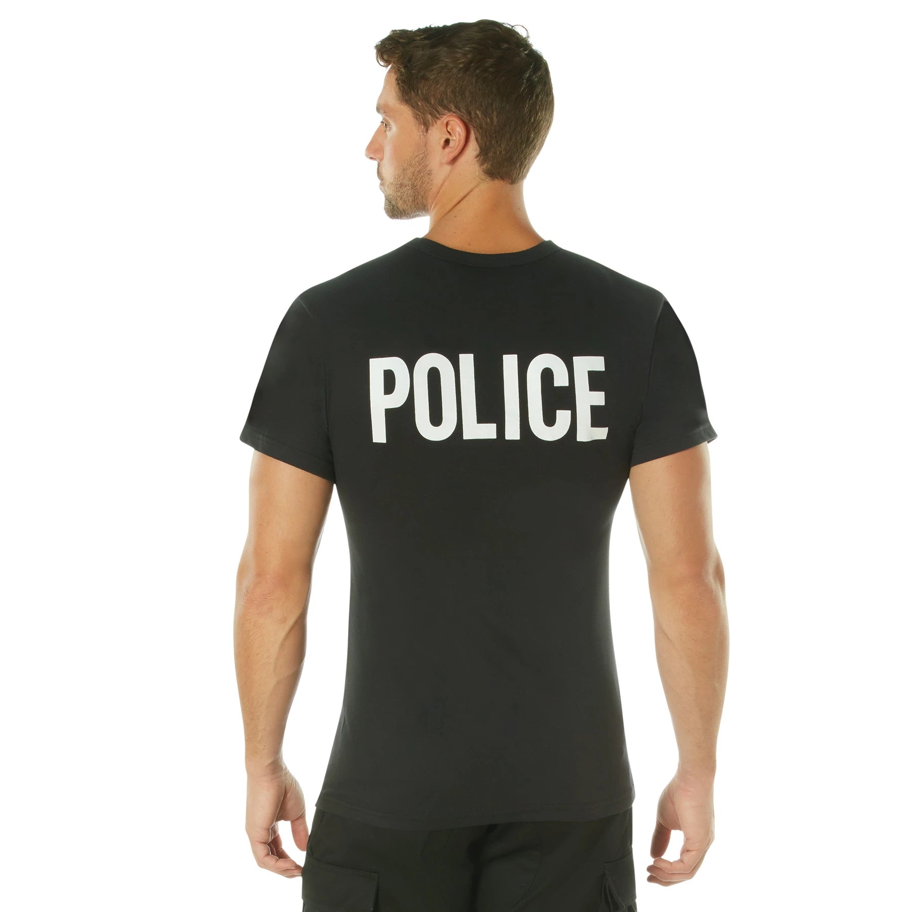 Rothco 2-Sided Police T-Shirt 3XL Uniform Shirts close-up photo