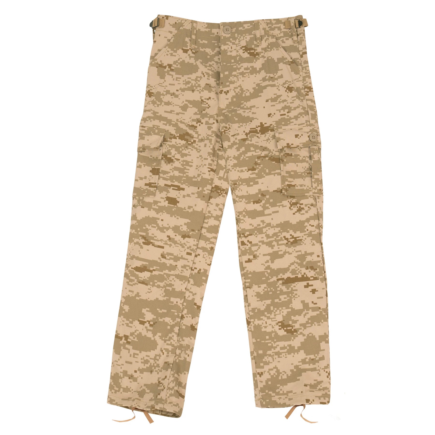 Rothco Kids Digital Camo BDU Pants side detail photo