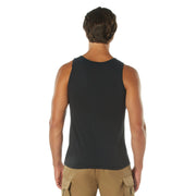 Rothco Distressed U.S. Flag Tank Top Graphic Print T-Shirt close-up photo