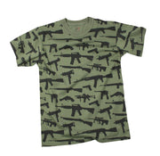 Rothco Vintage 'Guns' T-Shirt Graphic Print detail photo