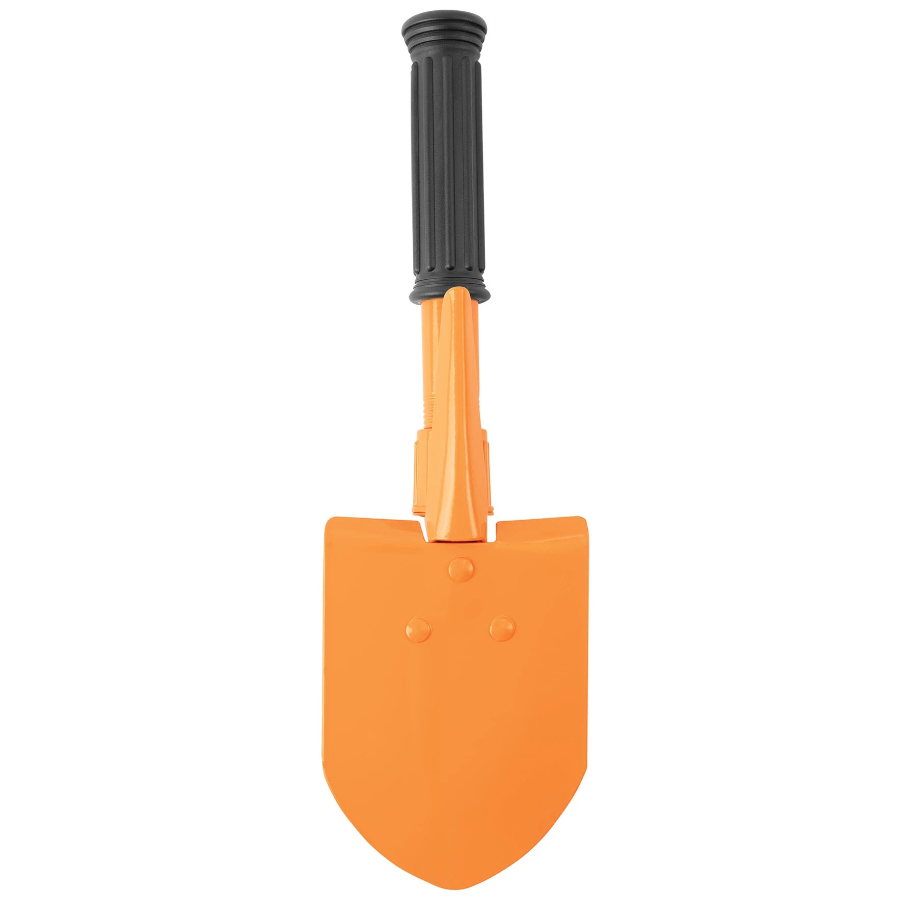 Rothco Orange Mini Pick & Shovel with Cover Shovels side detail photo