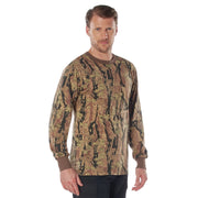 Rothco Long Sleeve Color Camo T-Shirt Midnight Blue reverse view