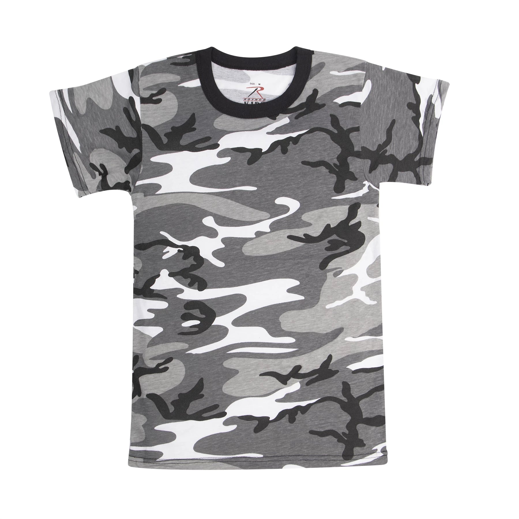 Rothco Kids Camo T-Shirts angled product photo Security Pro USA