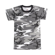 Rothco Kids Camo T-Shirts angled product photo Security Pro USA