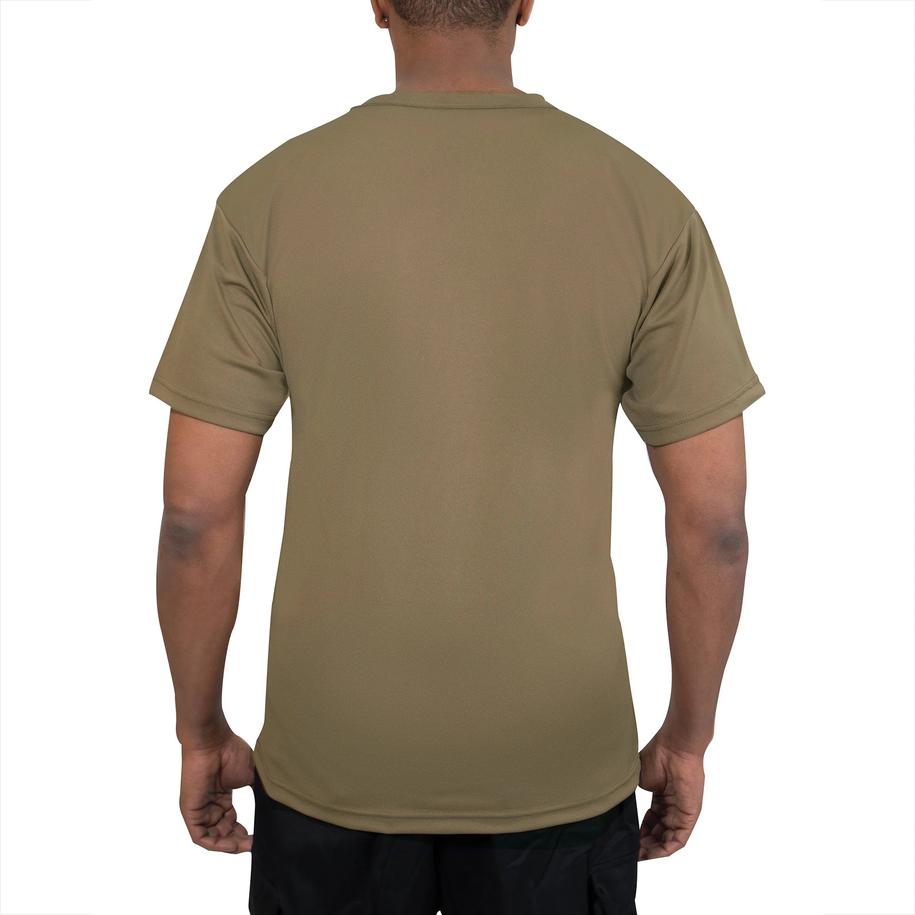 Rothco Quick Dry Moisture Wicking T-Shirt AR 670-1 Compliant Military detail photo