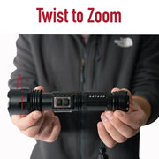 Rothco Rechargeable LED Tactical Task Light with Zoom - 2000 reverse view