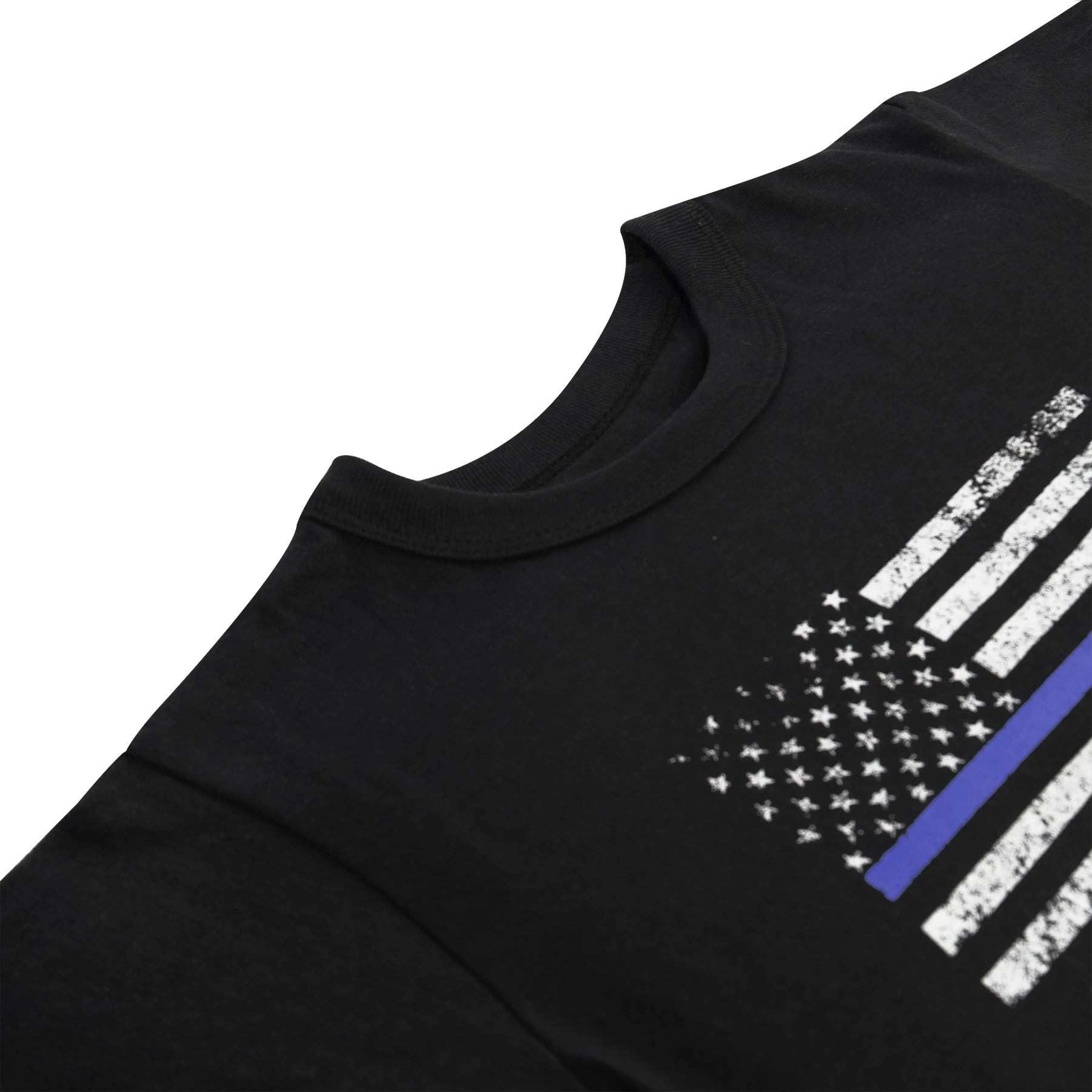 Rothco Kids Thin Blue Line US Flag T-Shirt Shirts detail photo