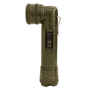 Rothco Genuine G.I. Anglehead Flashlight Olive Drab Military Flashlights side detail photo