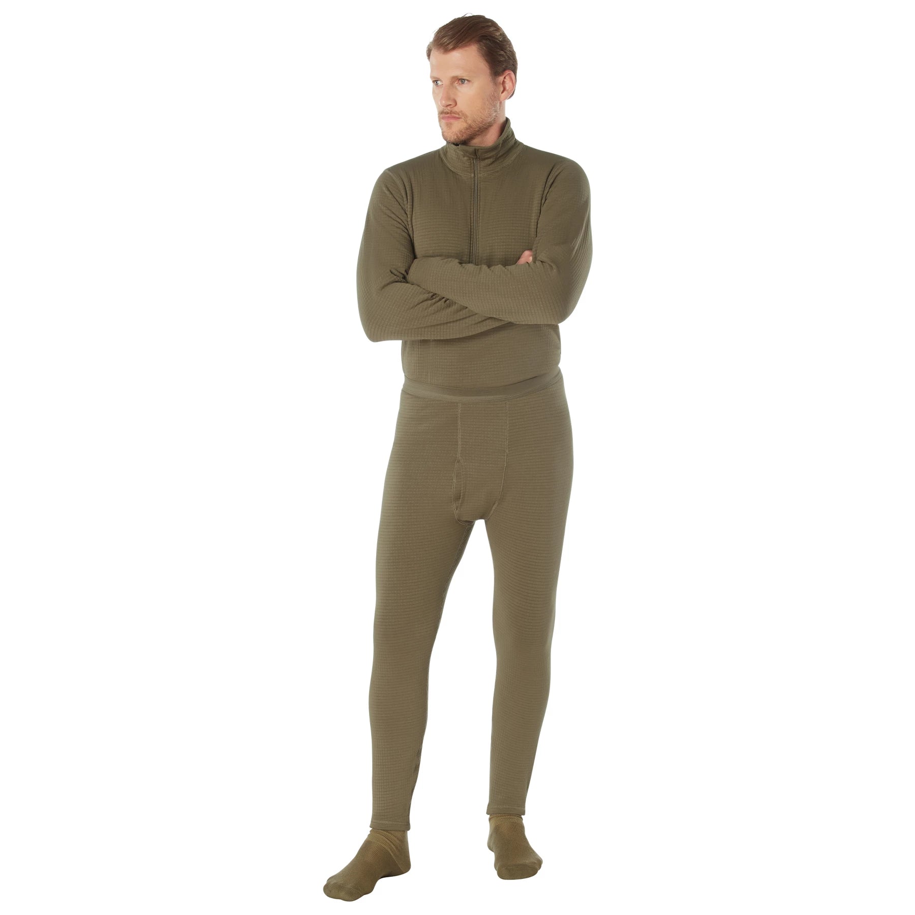 Rothco ECWCS Gen III Mid-Weight Underwear Bottoms Level II side detail photo