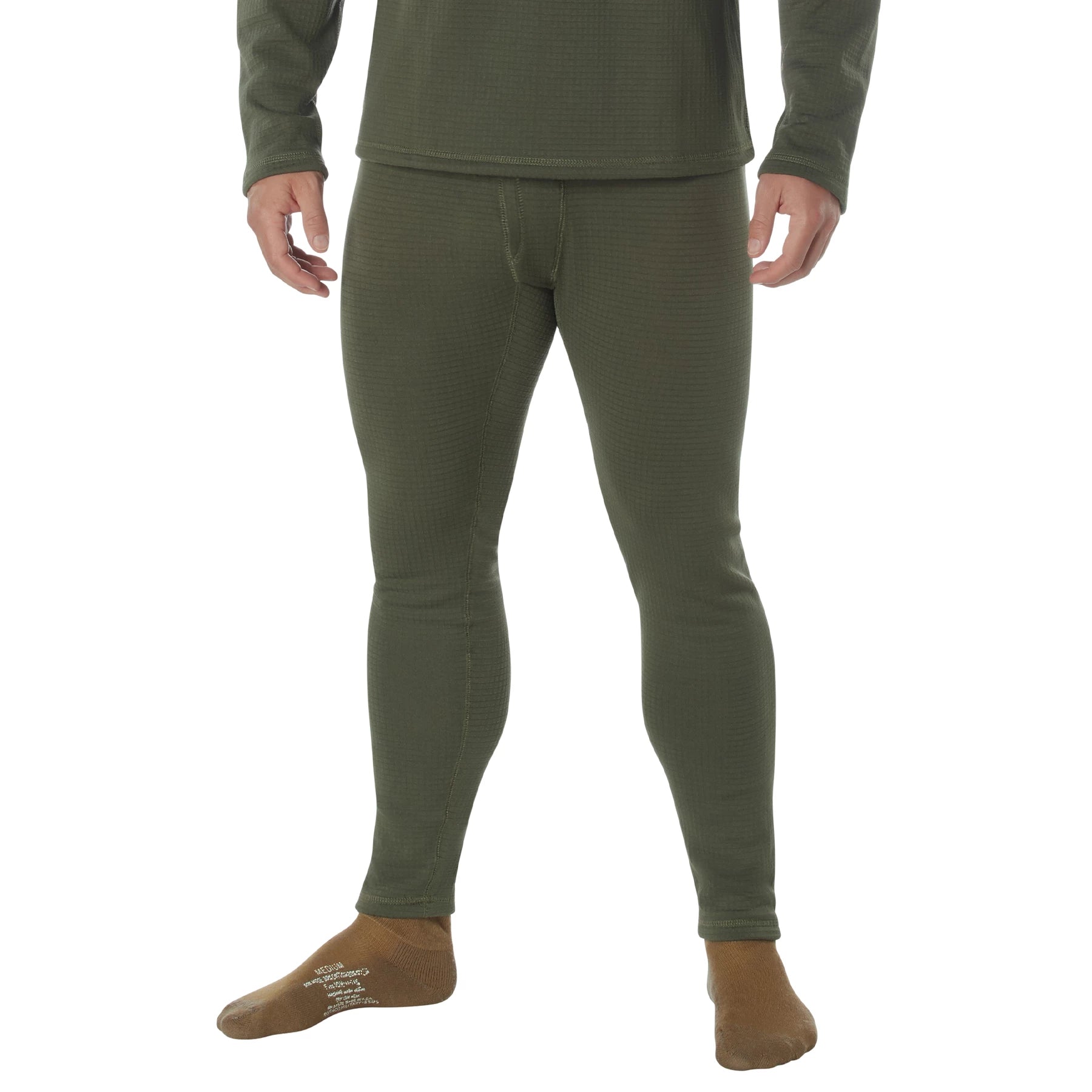 Rothco ECWCS Gen III Mid-Weight Underwear Bottoms Level II angled product photo