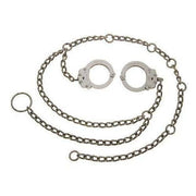 Humane Restraint Waist Chain with handcuffs located at hip - Humane Restraint