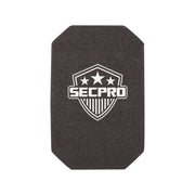 SecPro Polyethylene Single Curve Full Cut Stand Alone Level IIIA+ Hard Armor Plate - SecPro