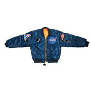 Rothco Kids NASA MA-1 Flight Jacket Children's Outerwear detail photo