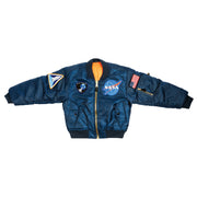 Rothco Kids NASA MA-1 Flight Jacket Children's Outerwear secondary detail view