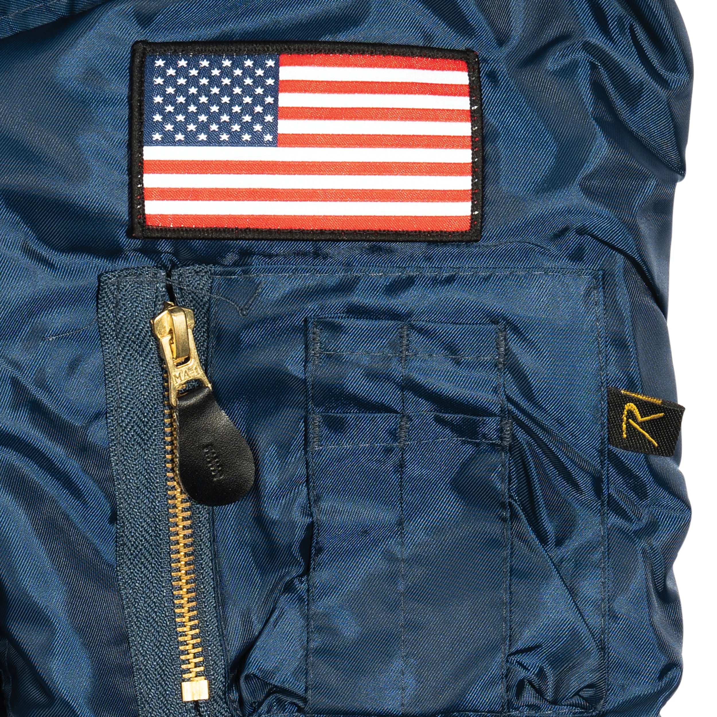 Rothco Kids NASA MA-1 Flight Jacket Children's Outerwear reverse view