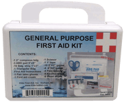 Elite First Aid FA115 - General Purpose First Aid Kit - White - Elite First Aid