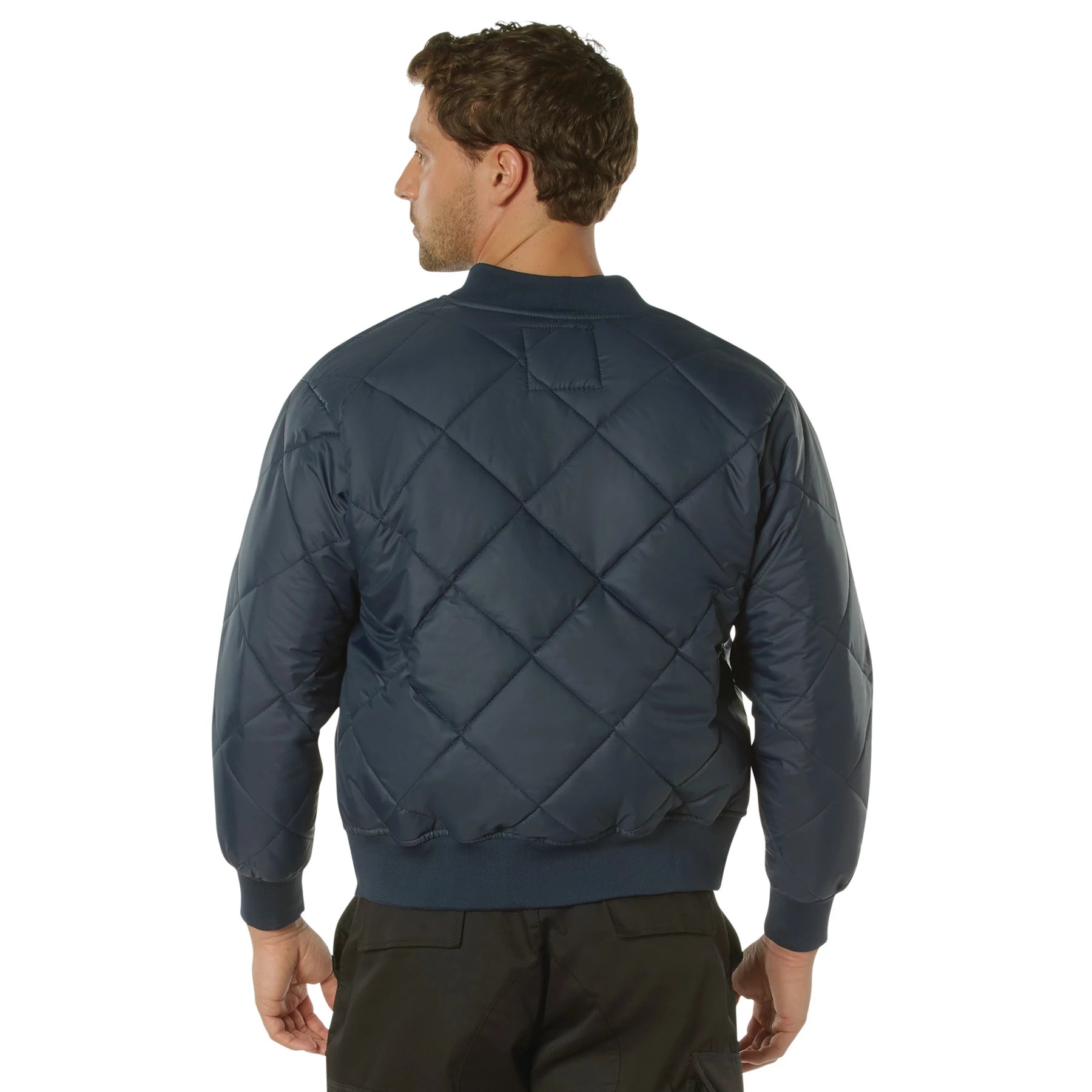 Rothco Diamond Nylon Quilted Flight Jacket Bomber & Jackets angled product photo