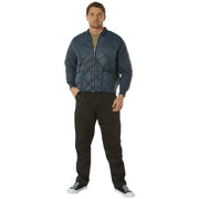Rothco Diamond Nylon Quilted Flight Jacket Bomber & Jackets side detail photo