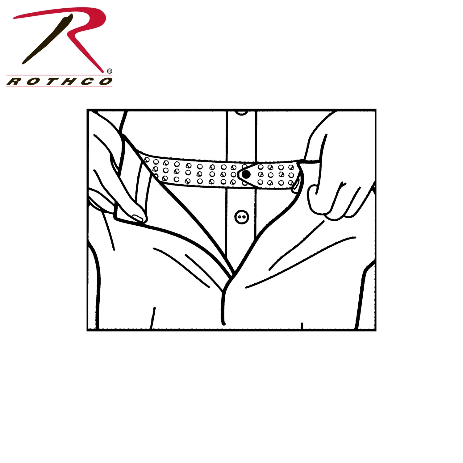Rothco Hero Pride Shirt Tailor Rubber Belt 44 Inches Accessories close-up photo