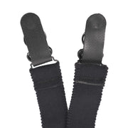 Rothco Stirrup Style Shirt Stays Black Suspenders & close-up photo