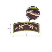 Rothco Crossed Rifles Morale Patch Patches detail photo