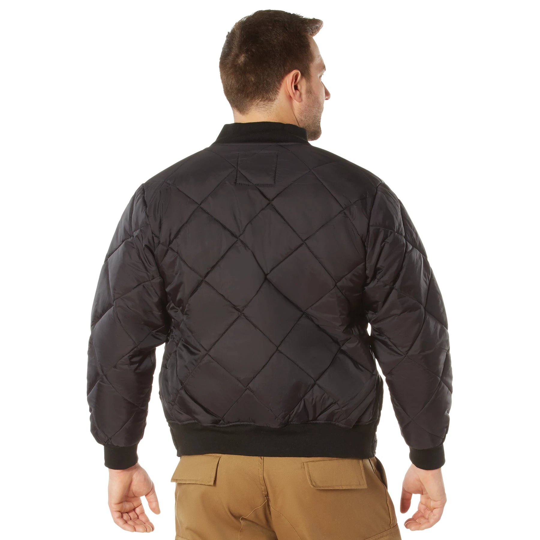 Rothco Diamond Nylon Quilted Flight Jacket Bomber & Jackets close-up photo
