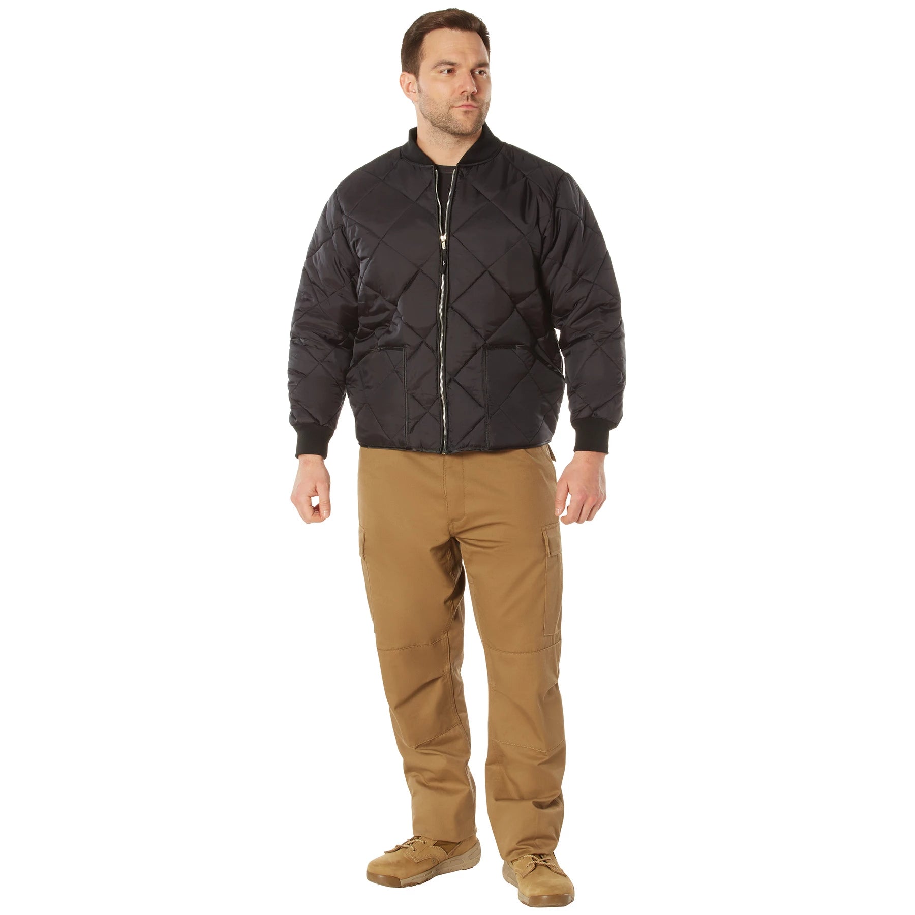 Rothco Diamond Nylon Quilted Flight Jacket Bomber & Jackets additional view
