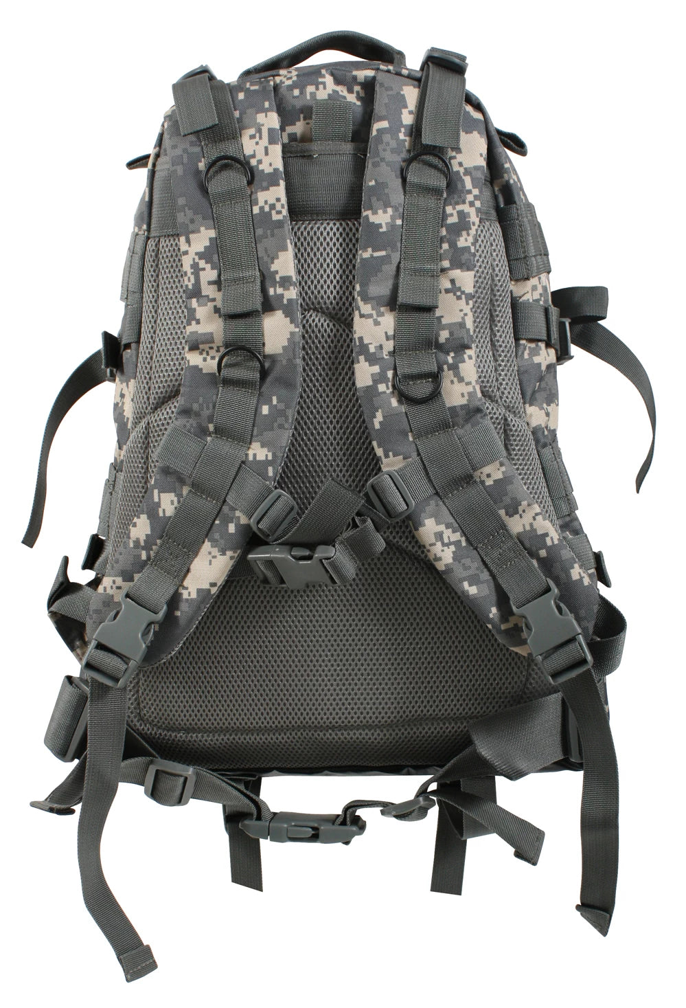 Rothco Large Camo Transport Pack ACU Digital Camo Bug side detail photo