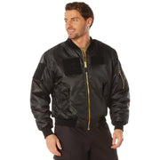 Rothco MA-1 Flight Jacket with Patches Fall/Winter Outerwear 23' detail photo