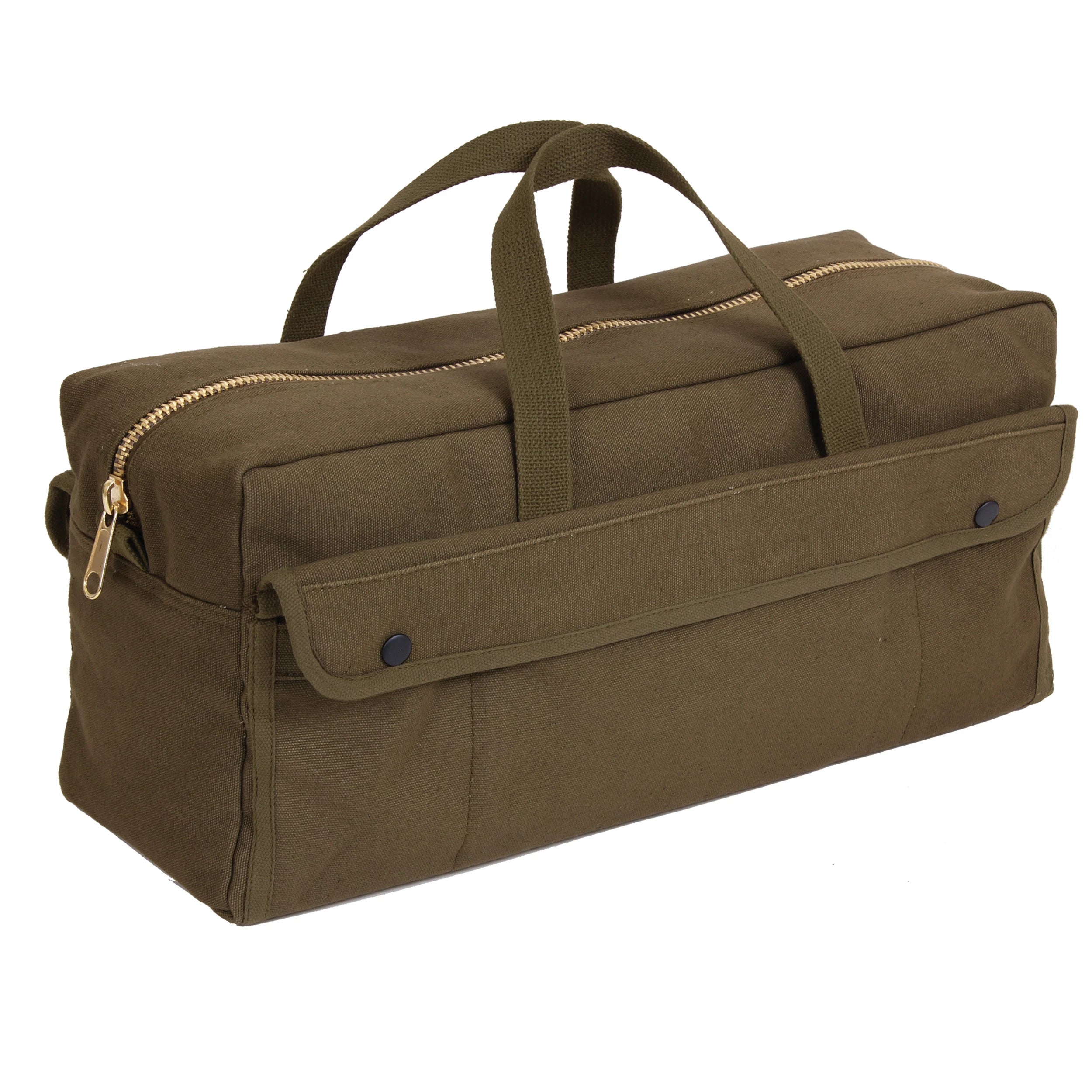 Rothco Canvas Jumbo Tool Bag With Brass Zipper