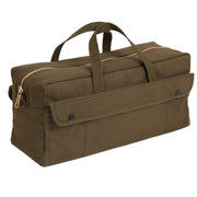 Rothco Canvas Jumbo Tool Bag With Brass Zipper