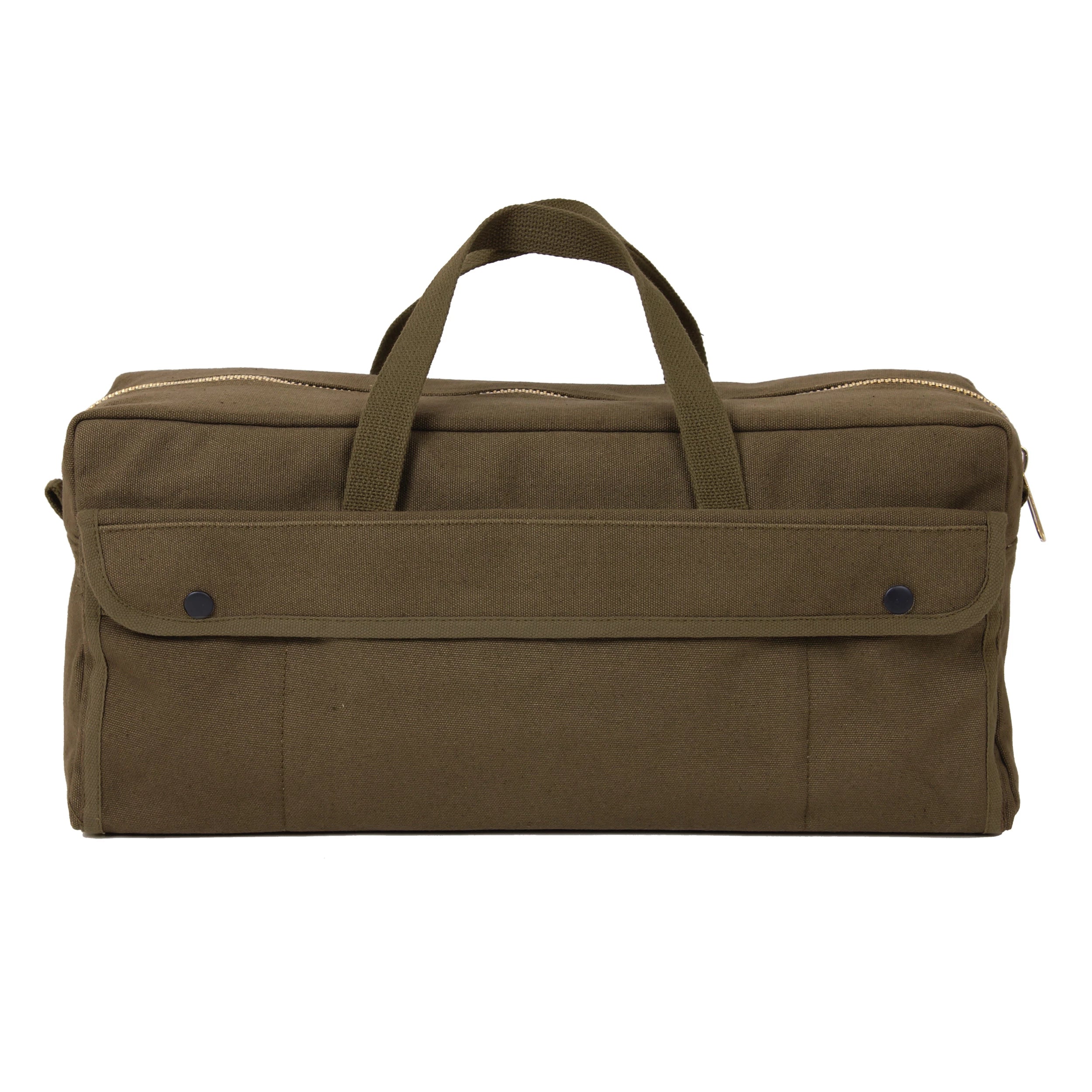 Rothco Canvas Jumbo Tool Bag With Brass Zipper