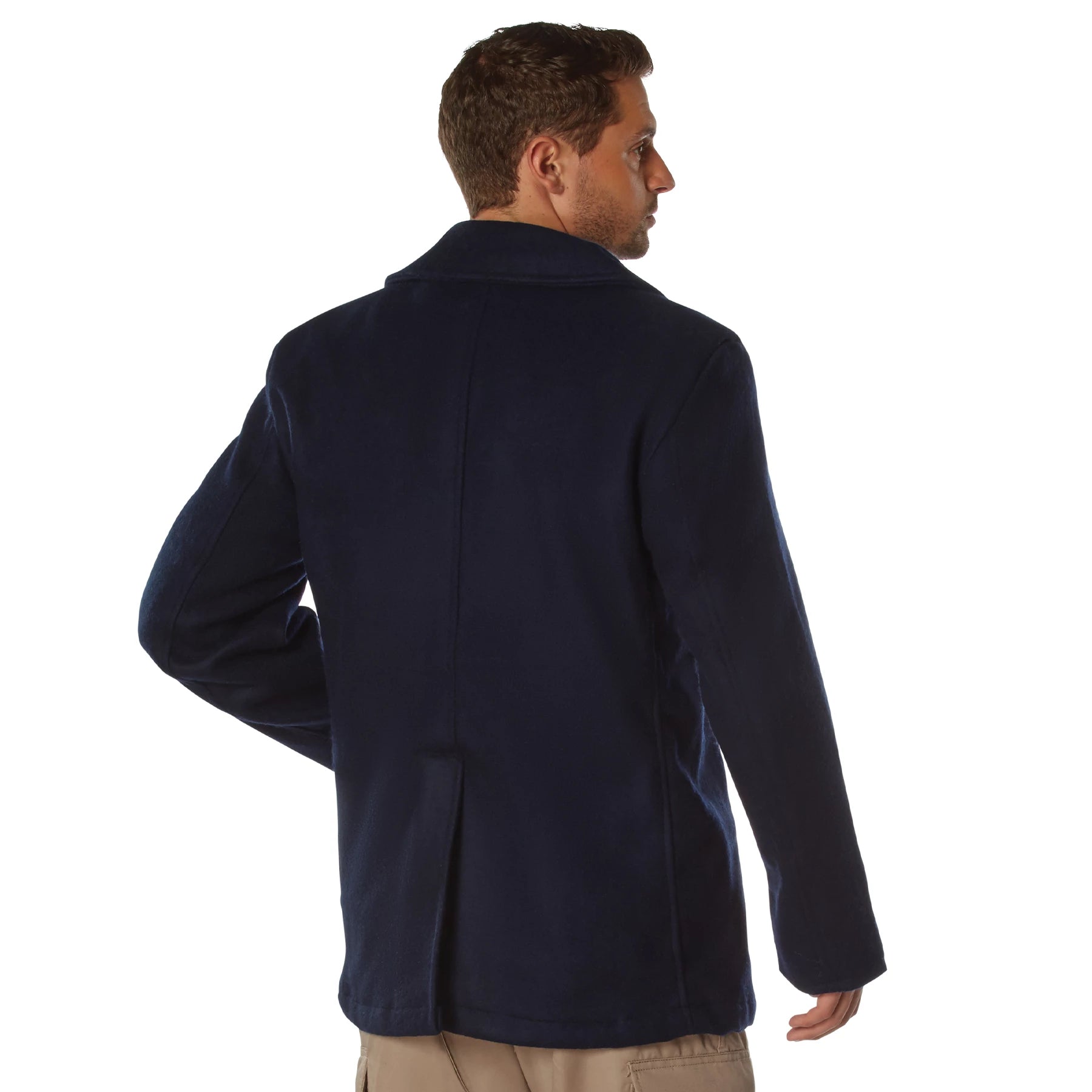 Rothco US Navy Type Pea Coat Peacoats angled product photo