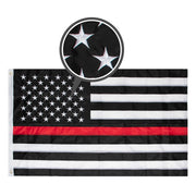 Rothco Deluxe Thin Red Line Flag / 3' X 5' additional view