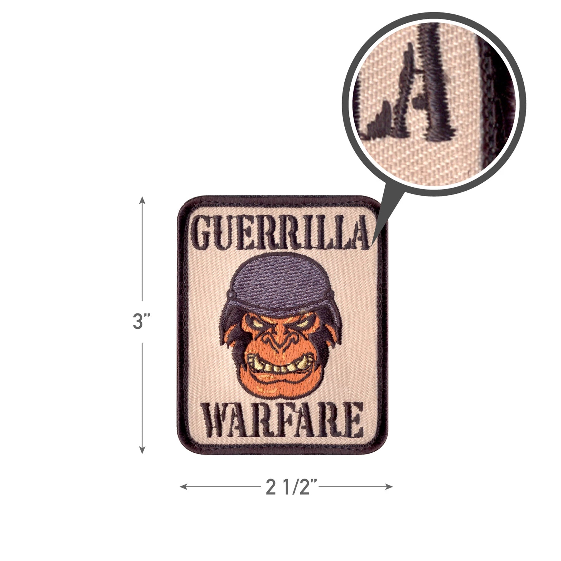 Rothco Guerrilla Warfare Morale Patch Patches detail photo
