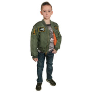 SecPro Kids Flight Jacket With Patches - Security Pro USA