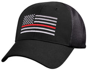 Rothco Mesh Back Thin Red Line Tactical Cap Low Profile additional view